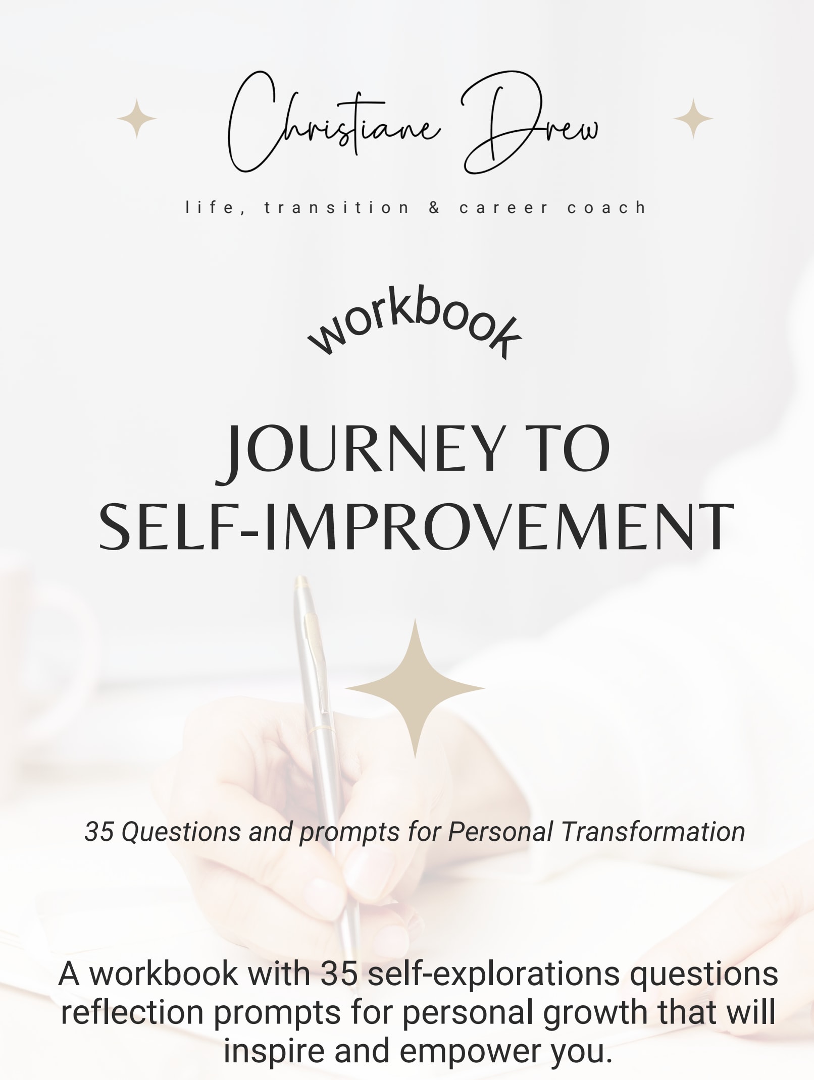 Free workbook cover: The Journey to Self-Improvement